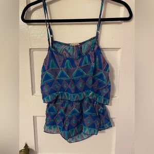 Summer spaghetti strapped, open back top